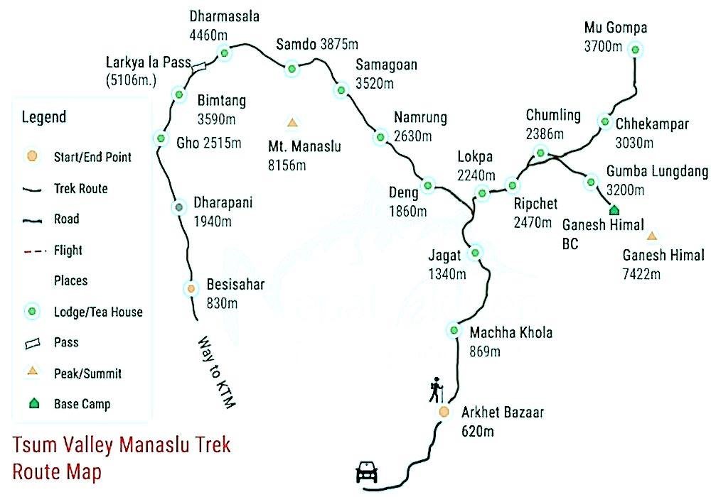 Manaslu Circuit Trek 15 days