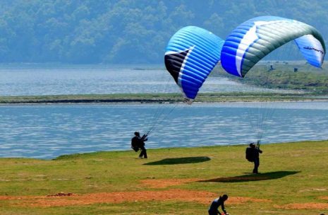 Paragliging Lands in Sedi
