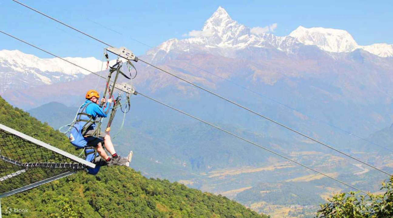 Zipline in Nepal